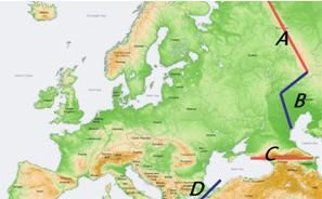 亚欧大陆的分界线是什么,亚欧大陆的分界线是什么山脉图1