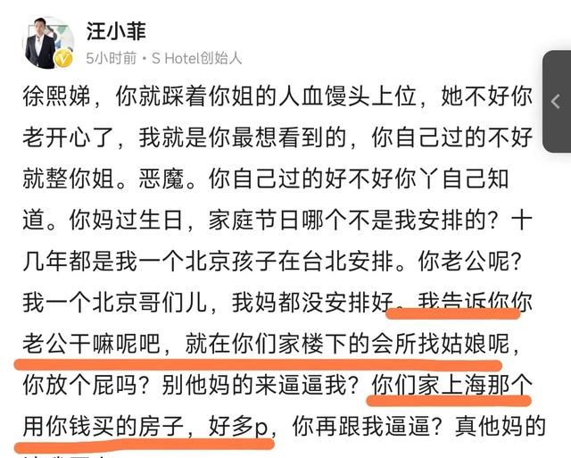 汪小菲说小S在上海买的房子里好多P什么意思图10