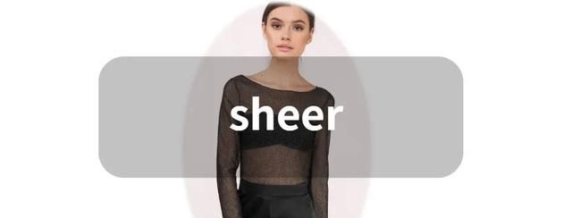 每日一词 sheer