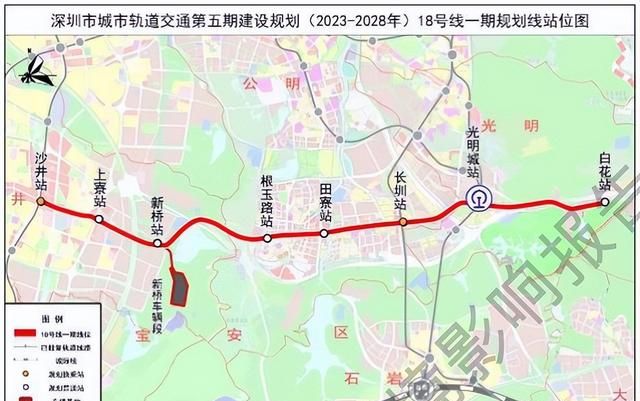 10月起，深圳陆续再有5线开通！地铁五期13条线路详细走向设站公布→
