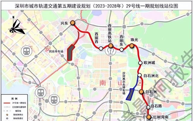 10月起，深圳陆续再有5线开通！地铁五期13条线路详细走向设站公布→