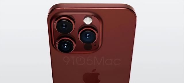 iPhone 15Pro高清渲染图再度曝光！新增深红色配色。
