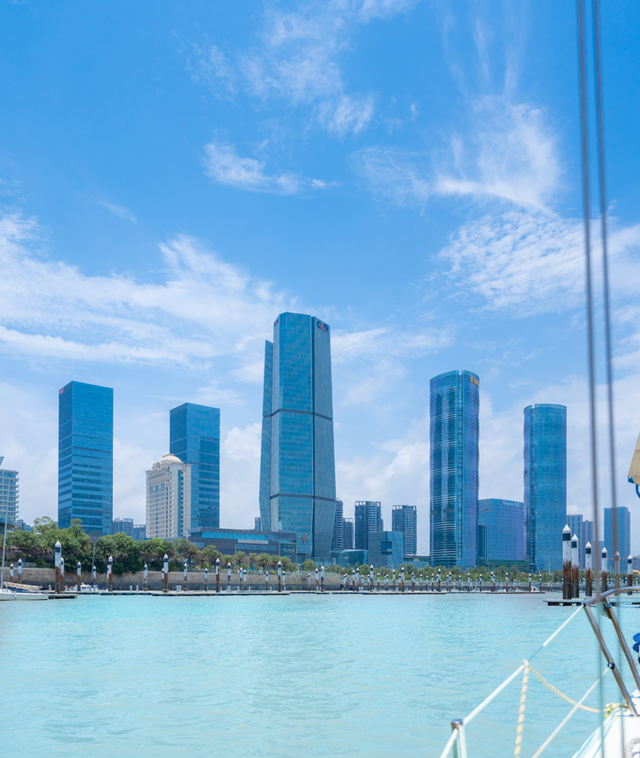 来厦门必打卡的五缘湾帆船，赏海景、观海豚，适合春夏来玩~