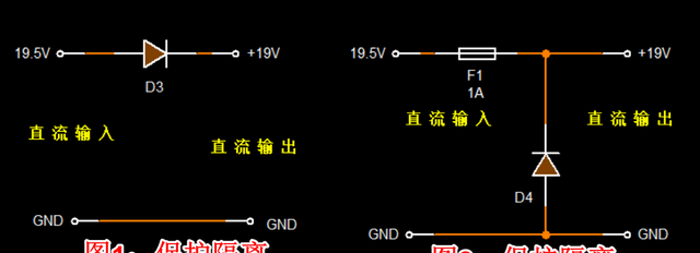 二极管接法不一样对输出的功能也就不一样，通过学习就知道了