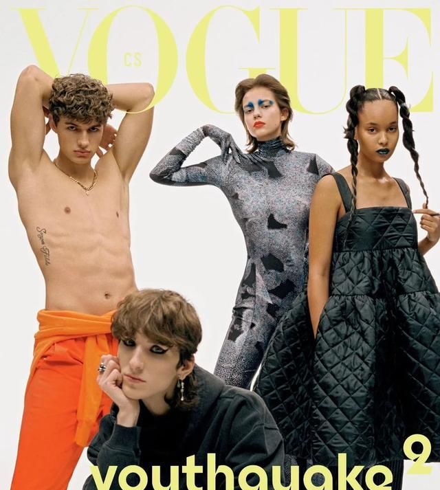捷克斯洛伐克版《VOGUE》发布了二月刊的封面，19位新人模特演绎
