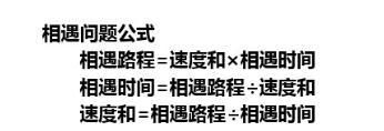 “相遇问题”有疑惑？掌握三个公式，解题不再有困难！