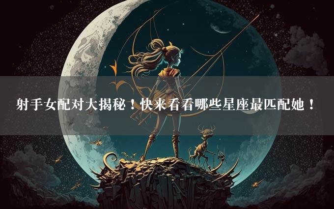 射手女配对大揭秘！快来看看哪些星座最匹配她！