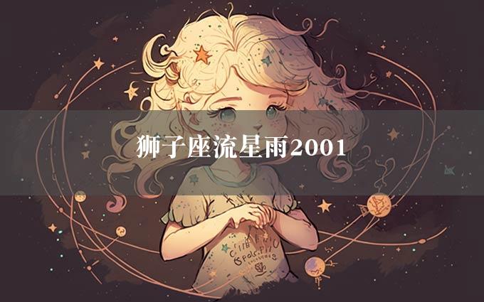 狮子座流星雨2001